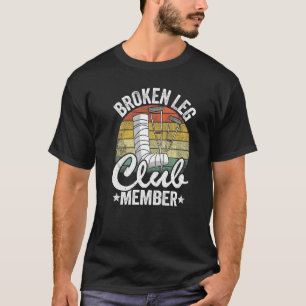 Lid van de gebroken beenclub wordt beter Blessure T-shirt