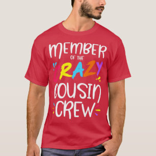 Lid van de gekke neef bemanning t-shirt