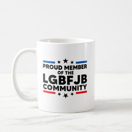 lid van de LGBFJB-gemeenschap Koffiemok (Links)