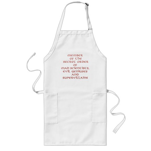 Lid van de orde Aprons Lang Schort (Voorkant)