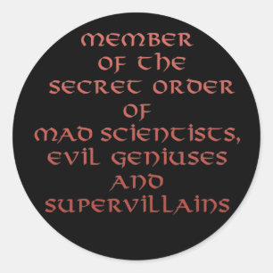 Lid van de Secret Order stickers