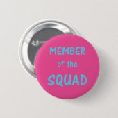 Lid van de Squad Button ~ Fuchsia (Voorkant /achterkant)