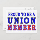 LID VAN DE UNIE BRIEFKAART (Voorkant / Achterkant)