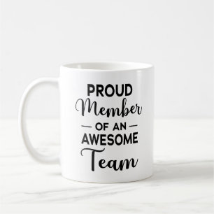 lid van een Geweldige team, teammotivatie Koffiemok
