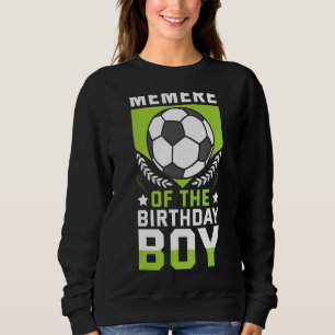 Lid van het Birthday Boy Soccer Player Bday Team Trui