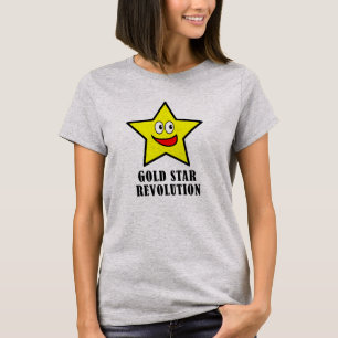 lid van het Gold Star Revolution Squad T-shirt