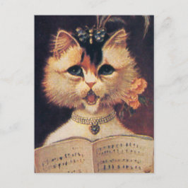 Lid van het koor briefkaart