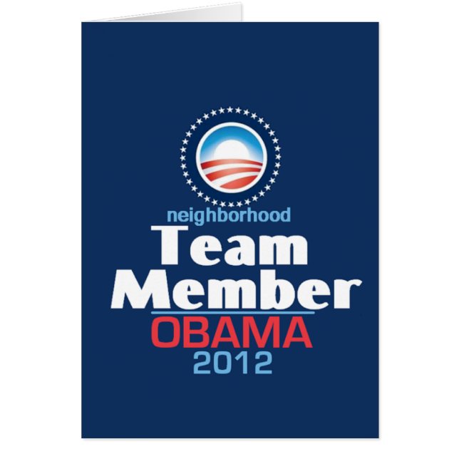 Lid van het Obama-team (Voorkant)