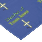 Lid van Team Jesus Tafelkleed (Gekanteld)