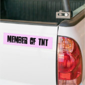Lid van TNT Bumpersticker (Op Truck)