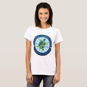 lid van Turtle Club Dames T-shirt (Voorkant volledig)