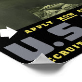 Lid worden van het leger — WWII Poster (Hoek)