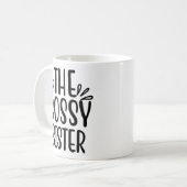 L'idée cadeau de la soeur bossy Tumbler Mug (Devant gauche)