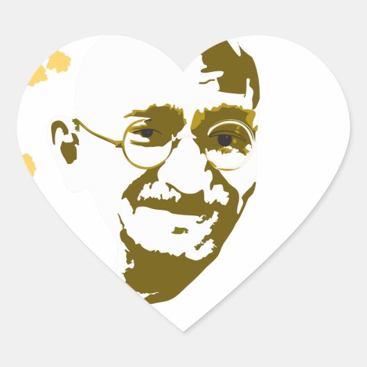 Líderes pela Paz Hart Sticker (Voorkant)