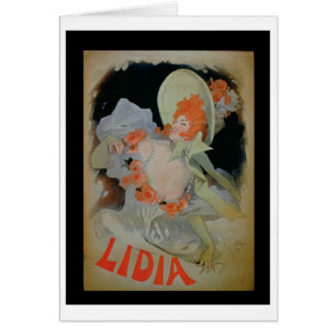 "Lidia", 1895 (kleurenlitho)