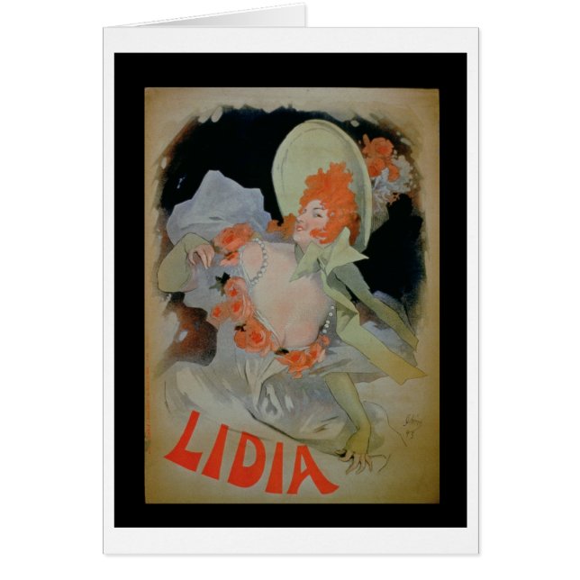 "Lidia", 1895 (litho de couleur) (Devant)