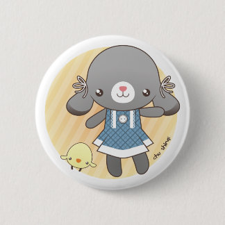 Lidia: De Bunny Amigurumi Ronde Button 5,7 Cm