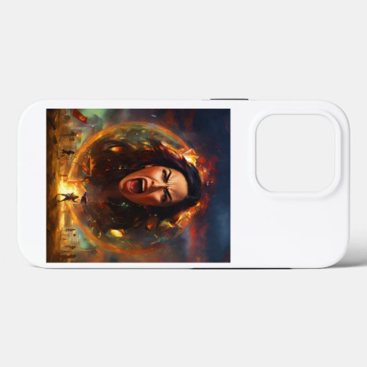 Lidia Thorpe Angry Expression iPhone/iPad hoesje (Achterkant (horizontaal))