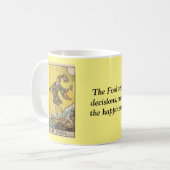 L'idiot de la carte Tarot Café Mug (Devant gauche)