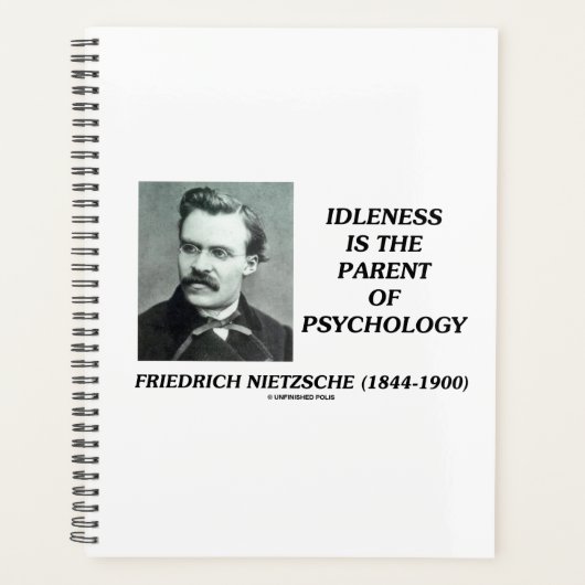 L'Idlesse Est Le Parent De La Psychologie Nietzsch (Devant)