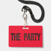 LIDMAATSCHAP BADGE (Achterkant met lanyard)