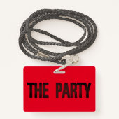 LIDMAATSCHAP BADGE (Achterkant met draagriem)