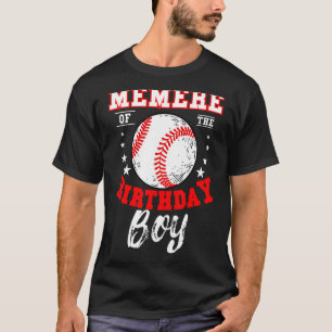 Lidmaatschap van het Baseball-thema van de Birthda T-shirt