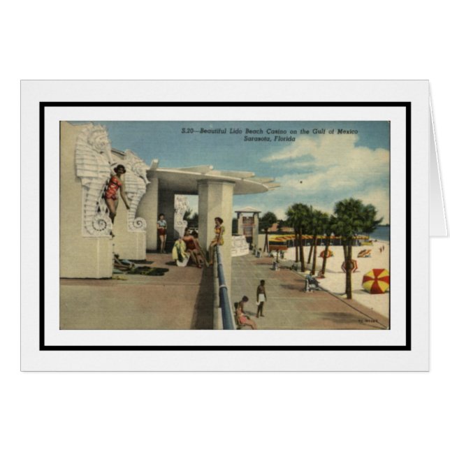 Lido Beach Casino Sarasota, Florida (Voorkant Horizontaal)