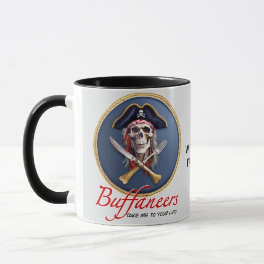 Lido Buffaneers hebben we nog plezier Mok (Links)