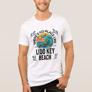 Lido Key Beach, Florida, Verenigde Staten Tri-Blend Shirt
