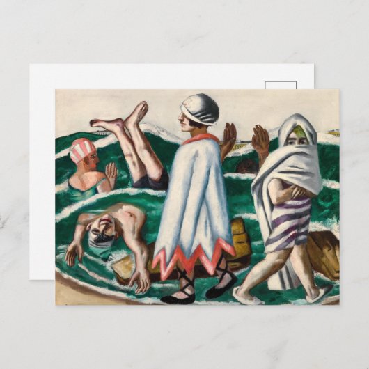 Lido | Max Beckmann | Briefkaart (Voorkant / Achterkant)