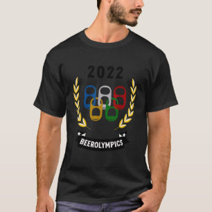Lids Beerolympics Drink bieren Onafhankelijke dag T-shirt