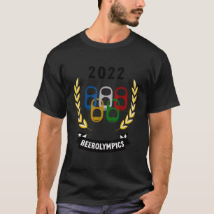 Lids Beerolympics Drink bieren Onafhankelijke dag T-shirt
