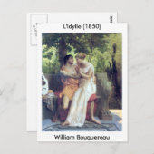 L'Idylle (1850) Briefkaart (Voorkant / Achterkant)