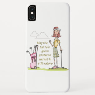 Lie in groene pasta's iPhone XS max hoesje