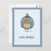 Liebe Grüße! Briefkaart (Voorkant / Achterkant)