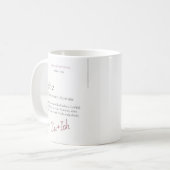 Liebe personalisierbare Tasse zum Valentinstag Koffiemok (Voorkant links)