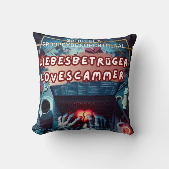Liebesbetrüger  kussen (Voorkant)