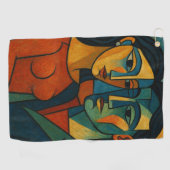 Liebesgeflüster Golfhanddoek (Horizontaal)