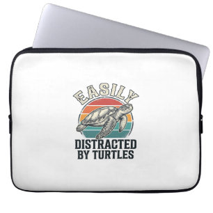 Liebhebber van vintage schildpadden gemakkelijk af laptop sleeve