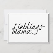 Lieblingsmama (Voorkant)