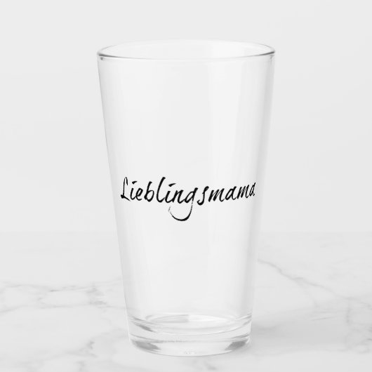 Lieblingsmama Glas (Voorkant)