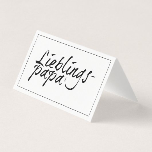 Lieblingspapa - schwarzer Schriftzug 00001 (Front)