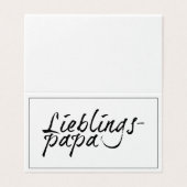 Lieblingspapa - schwarzer Schriftzug 00001 (Outside Unfolded)