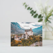 Liechtenstein Castle Briefkaart (Staand voorkant)