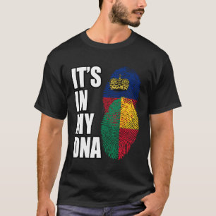 Liechtenstein en Benin mengen DNA-erfgoedvlag T-shirt