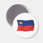 Liechtenstein Flag Magnet Magneet (Voorkant / Achterkant)