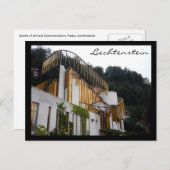 liechtenstein kunstencentrum briefkaart (Voorkant / Achterkant)