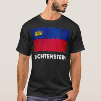 Liechtenstein - Liechtenstein-vlag T-shirt