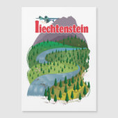 Liechtenstein-reisposter (Voorkant)